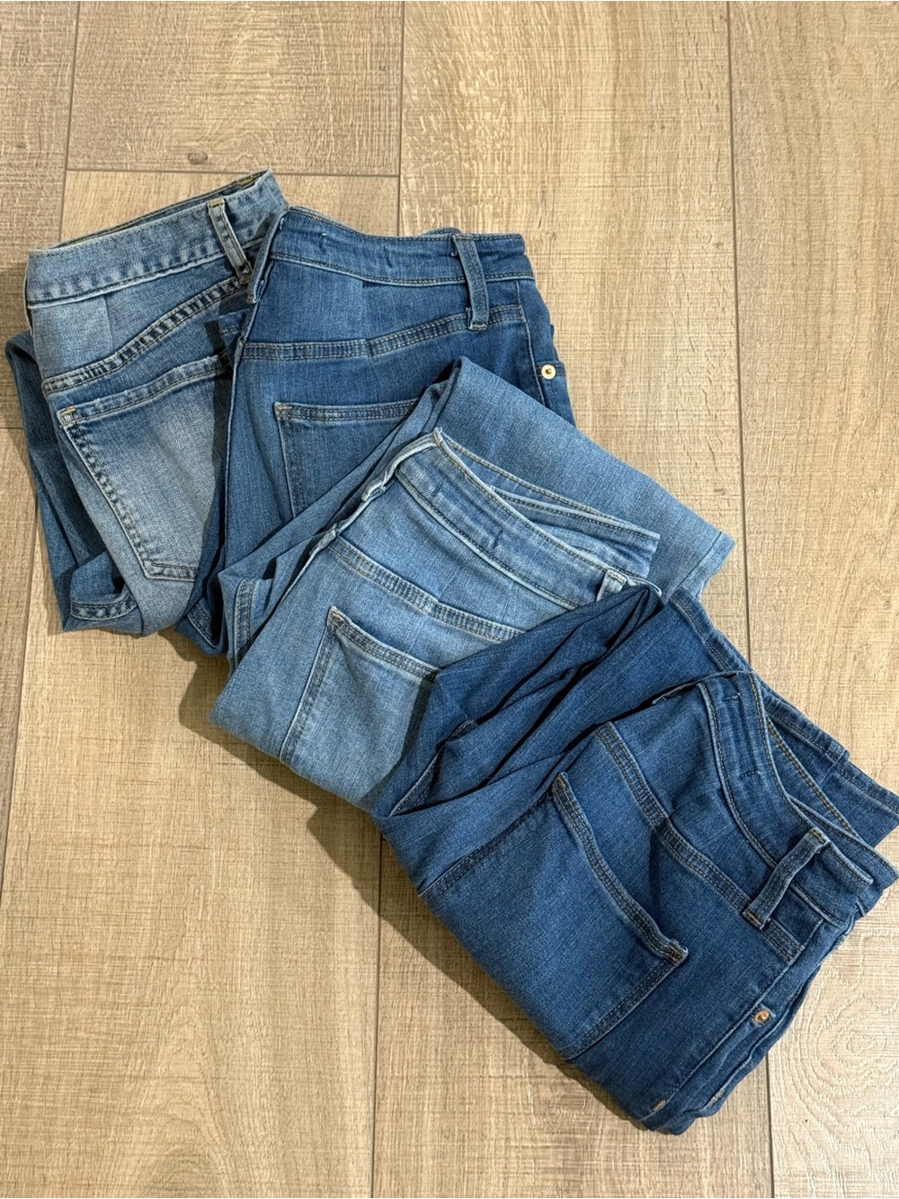 Women’s Classic Blue Denim Jeans - BBL Bundle